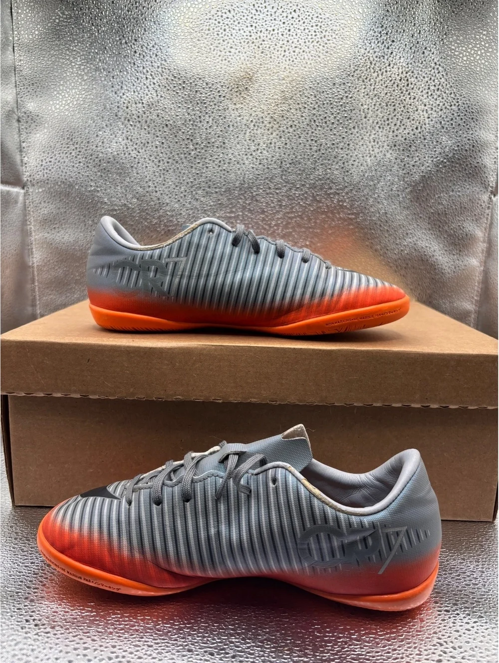 Nike mercurialX victory VI CR7 grey orange GS